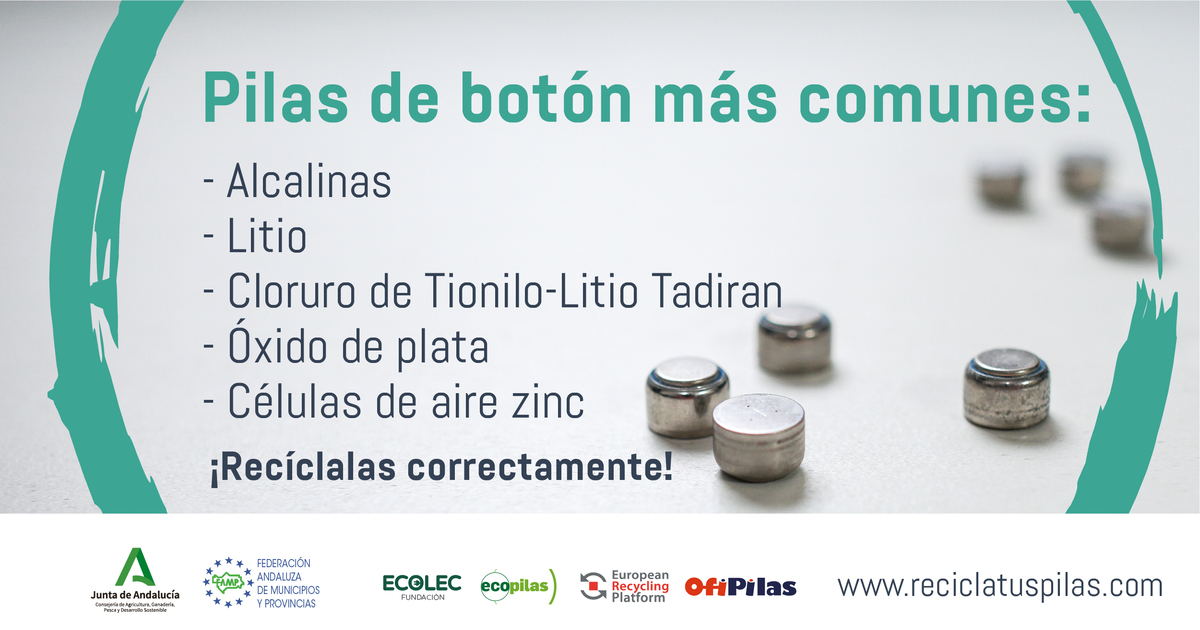 Todo lo que debes saber acerca de las pilas de botón - Recicla tus Pilas  Andalucía